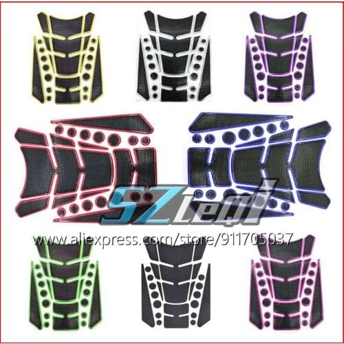 Universal Motorcycle Car 3D Tank Pad Protector Cover Decal Sticker Decoration Gas Fuel Tank Pads Decals Stickers Free Shipping