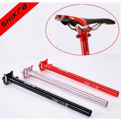 SHIKRA Bicycle Seatpost Ultra-light Aluminum Alloy 27.2*400 31.6*400 Seat tube For Mountain Bike Road Bike 228g/280g