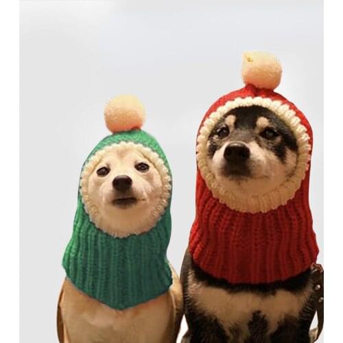Knitted Hat Winter Warm Puppy Cap Fashion Design Beanie Halloween decor for Dog Cat Dog Puppy Animal Christmas Hat Knitted Hats