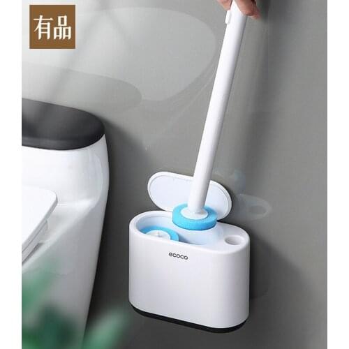 Youpim Disposable Toilet Brush Household Wall-Mounted Can Thrown Without Dead Corners CleaningToilet Brush Bathroom Accessories