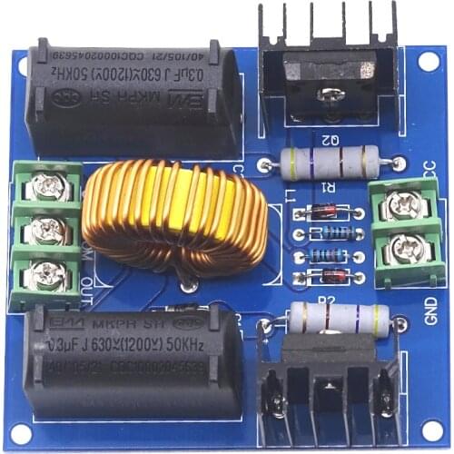 ZVS Tesla Coil Marx Generator DC 12V-30V 20A 1000W High Voltage Power Supply Assembled Board