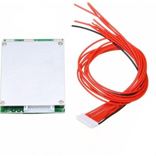 1pc Lithium Batteries Power Protection Boards 10S 36V 35A Li-ion Lipolymer Battery BMS PCB With Balance For Ebike Escooter