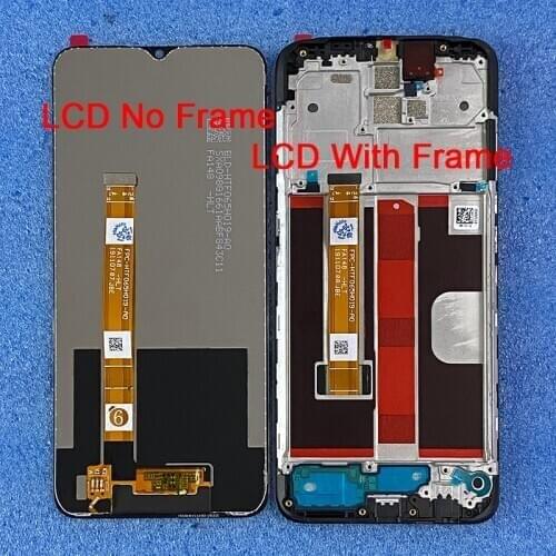 6.5" Original Axisinternational For OPPO A5 2020 A11 LCD Display Screen Frame+Touch Panel Screen Digitizer For OPPO A11 A5 2020