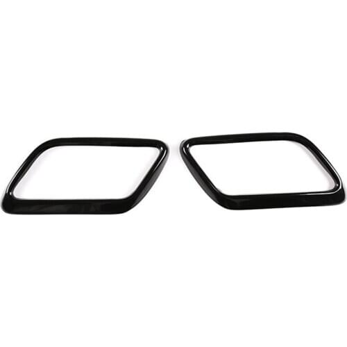 AU04 -Car Rear Exhaust Muffler Tail Pipe Cover for Land Rover Range Rover Velar 2017-2020