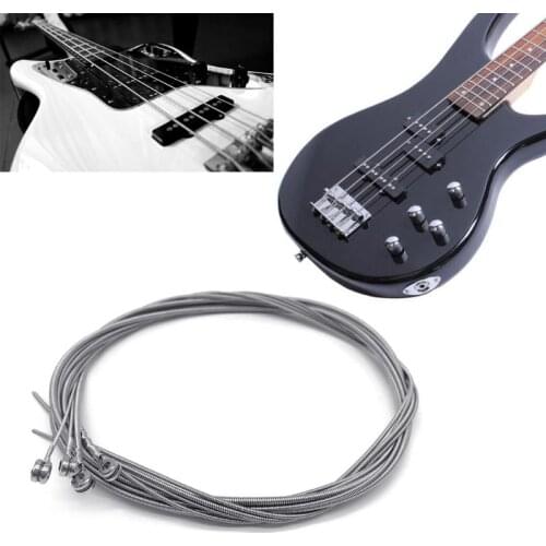 1Set Bass Strings Steel Cord for 4 Strings Electric Bass Guitar Parts Accessories Musical Instruments (044-100)