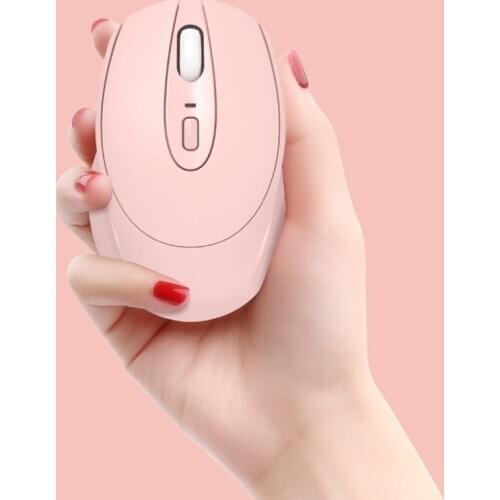2.4Ghz Silent Student Portable Wireless Mouse Cute Mini Pink Fresh Art Creative Cute Mouse for Office Laptop Desktop