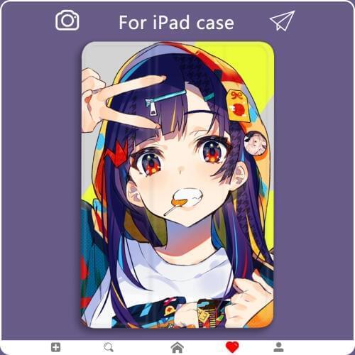 Anime Girl for iPad Pro 2020 Case Air 2 9.7 Mini 5 Cover Pro 11 Funda 2018 Mini 2 3 10.2 7th Generation 5th 6th 10.5 Air 3 12.9