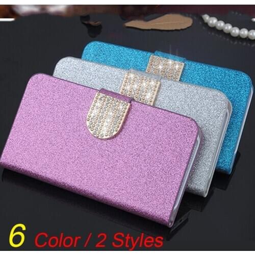 For Nokia 1.3 PU Case Luxury Shiny Diamond Leather Phone Bag Shell Flip Case For Fundas Nokia 1.3 Wallet Womne Case Coque Etui