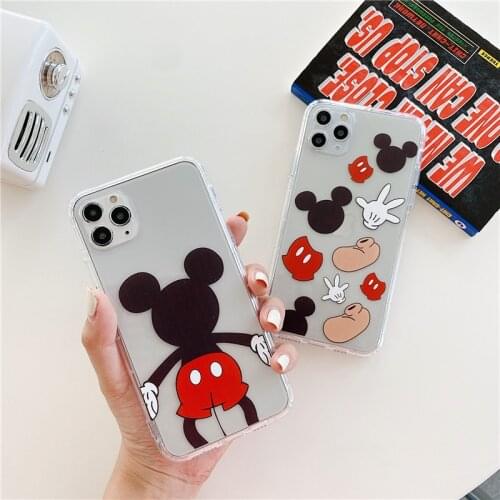 TPU Mickey Phone Case for iPhone12Mini 12 12Pro 12ProMAX 11 Pro XS Max XR XS X 7 8 6 6s Plus Mobile Phone Case Cover