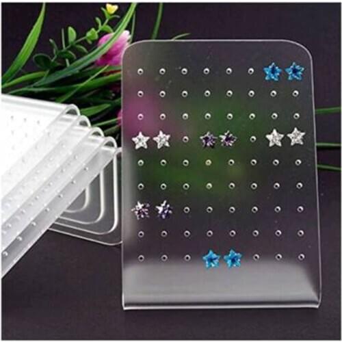 72 Holes Earring Jewelry Display Holder Rack Stand Showcase Organizer Shelf Mould Multi-layer Stud Earrings Storage Rack Storage