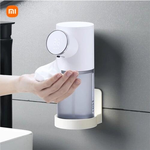 Xiaomi Automatic Soap Dispenser USB Rechargeable 320ml Liquid Soap Dispensers Digital Display Foam Hand Sanitizer With Tray