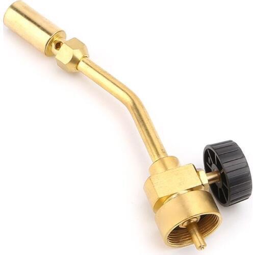 MAPP Gas Turbo Torch Brazing Gun Super Propane Gas Welding Plumbing CGA600 Connection