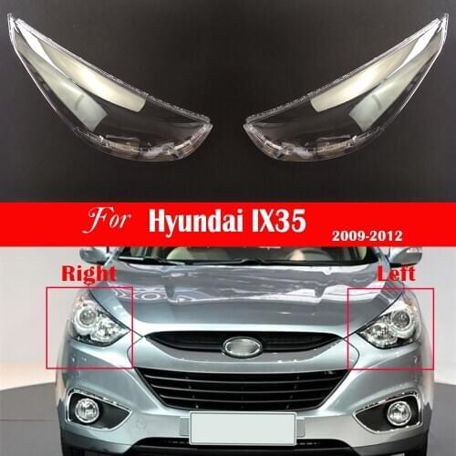 Headlight Lens For Hyundai IX35 2009 2010 2011 2012 Headlamp Cover Replacement Front Car Light Auto Shell Transparent Lampshade