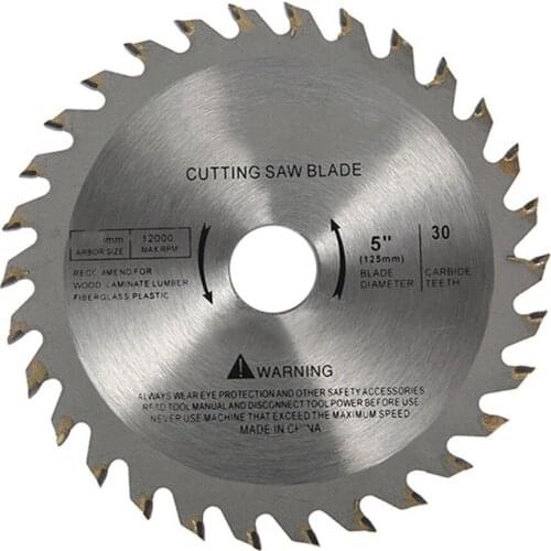 Tool Saw Blade Wood 30T 5 Inch Circular Cutting Disc Durable High Quality