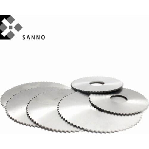 2pcs HSS Circular saw blades solid carbide slitting saws 40x0.5mm - 125x3mm fine milling cutter disc blade for stainless steel