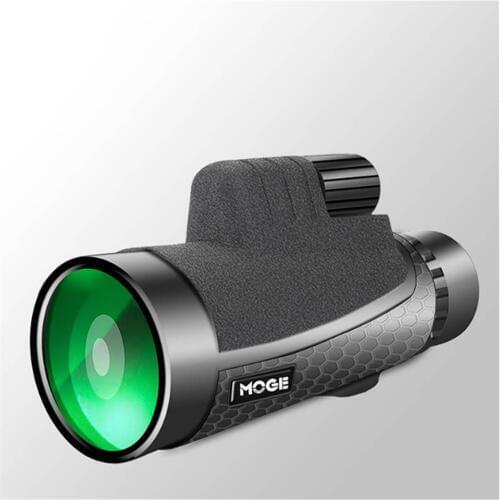 MOGE 12X50 Large Eyepiece Monocular HD High-definition Night Vision Non-infrared Mobile Phone Telescope