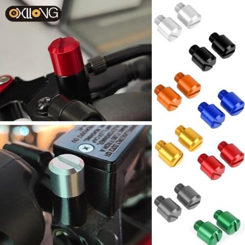 Motorcycle Mirror Hole Plug Screws Bolts Cover Caps For Honda CBR 600 F2,F3,F4,F4i CBR600F CBR 600F 600 F 1991-2018 CB650R 2019