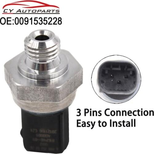 New RHD Fuel Rail Pressure Sensor For Mercedes-Benz C 250 W205 2015 0091535228 A0091535228 81CP46-01