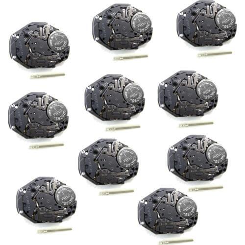 Wholesale Lot 10PCS. .New Japan PC21J Quartz Watch Movement BATTERY INCLUDED Replace Repair