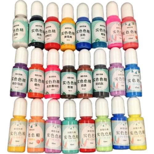 Semi-transparent Non-toxic Epoxy Resin Dye High-concentration Epoxy Resin Color Pigment Suitable for Art Paint
