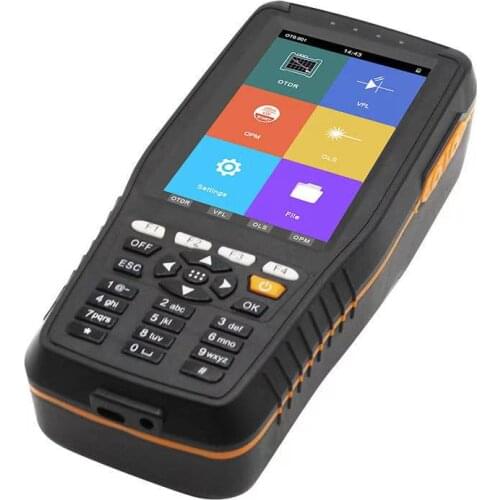 Free Shipping TM290T OTDR Portable Fiber Fault Locator 1310 1550nm with VFL/OPM/OLS Touch Screen Measure distance 60KM