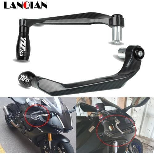 Motorcycle Universal 22MM CNC Aluminum Handlebar Protector Brake Clutch Lever Guard Protector For Yamaha YZFR15 YZF-R15 yzf R15