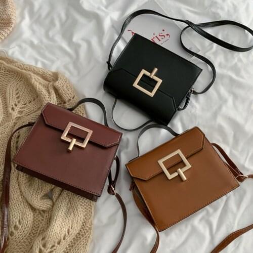 Spring 2021 new web celebrity retro small square bag Hong Feng Sen hand Bill of Lading shoulder bag cross-body bag for women
