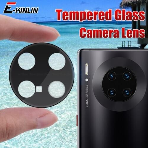 Camera Lens Screen Protector 3D Full Cover Curverd Tempered Glass For HuaWei Mate 30 30E 40E 40 Pro Plus 5G Camera Film