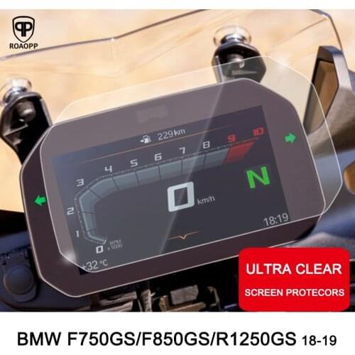 ROAOPP Motorcycle Cluster Scratch Protection Film Cluster Screen Protector for BMW F750GS F850GS R1200GS R1250GS 2018 2019