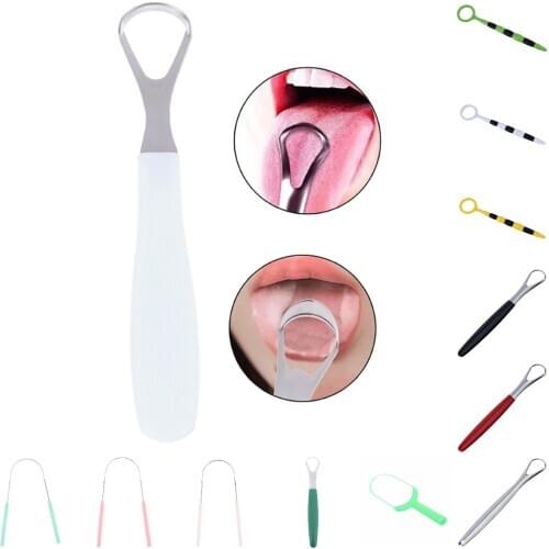 1PCS Tongue Scraper Oral Tongue Cleaner Brush Tongue Toothbrush Oral Hygiene High Quality