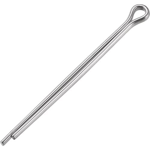 30Pcs Split Cotter Pin - 2.5mm x 40mm 304 Stainless Steel 2-Prongs Silver Tone for Home DIY Application