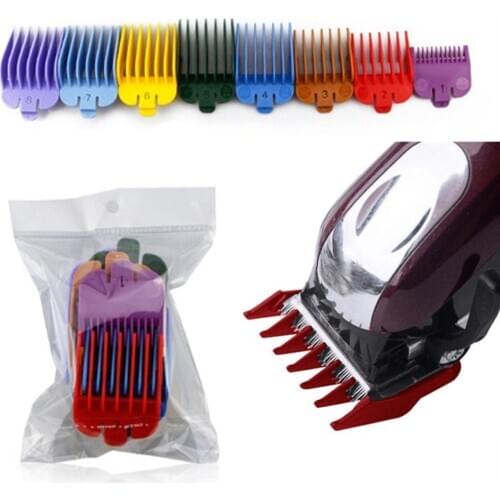 3 8 10 pcs Universal Hair Clipper Limit Comb Guide Attachment Barber Replacement