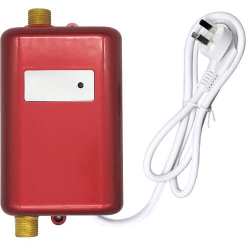 3000W Electric Water Heater Mini Tankless Instantaneous Water Heater Kitchen Bathroom Shower Hot Water Fast Heating