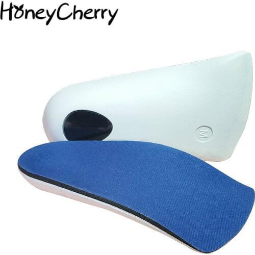 Shock Absorption, Pressure Reducing, Walking And Ventilating Insoles To Correct Eight Foot Arch Support And Half Pad Correction