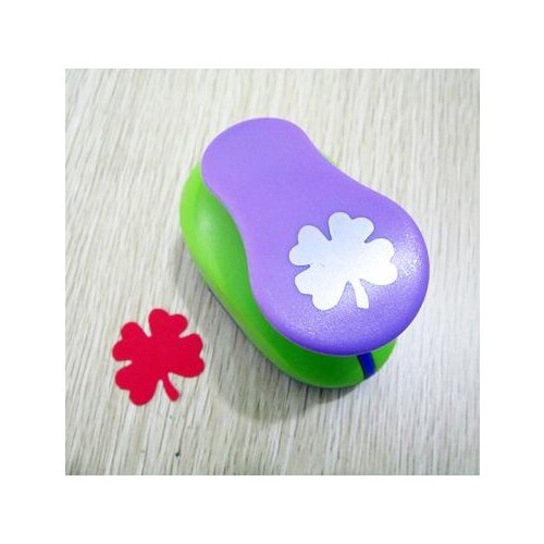 Free shipping 1.5"(3.8cm) four leaf clover eva foam punch greeting card handmade punchers Scrapbook Handmade puncher DIY punches