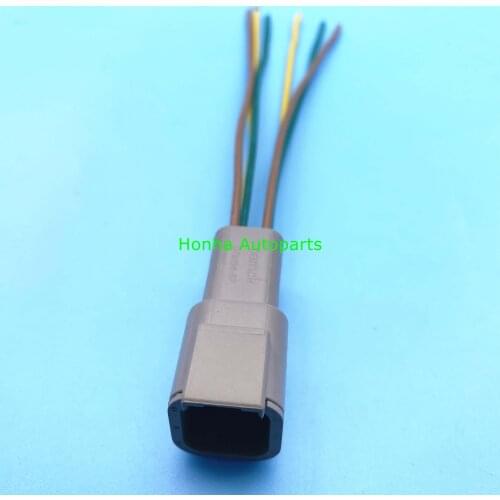 Free Shipping 6Pin Deutsch DTM Connector Waterproof Electrical Inlet Air Temperature Sensor Plug DTM04-6P wire harness