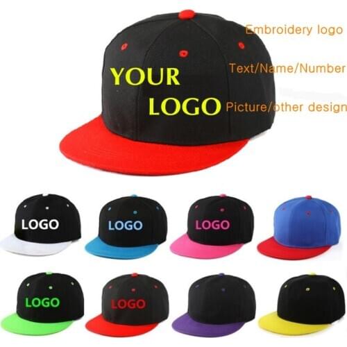 10pcs/lot custom diy logo snapback hats Flat golf hat Adult breathable hip hop patchwork Baseball caps Casquette gorros
