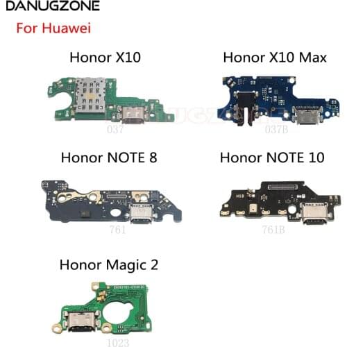 USB Charging Dock Port Socket Jack Plug Connector Charge Board Flex Cable For Huawei Honor X10 Max NOTE 8 10 Magic 2