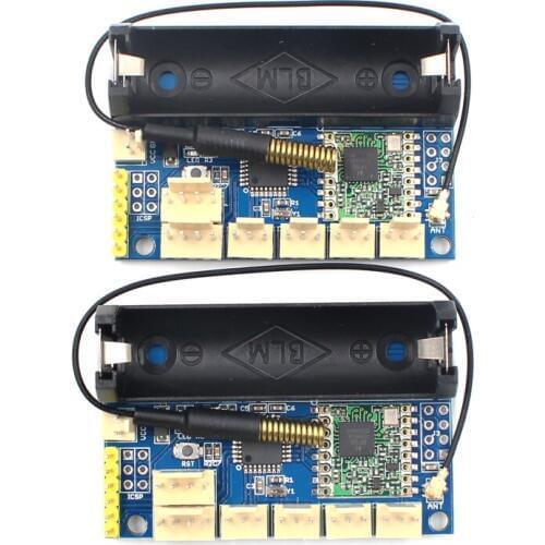 Elecrow 2PCS SX1278 Rola 915Mhz LoRa Radio Node v1.0 ATmega328P RFM98 With 3.7V 14500 Battery Holder DIY Kit Wireless Module