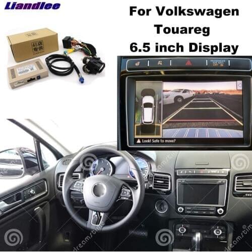 Liandlee Parking Camera Interface Reverse Back Up Park Camera Kits For Volkswagen Touarege Original Display Upgraded