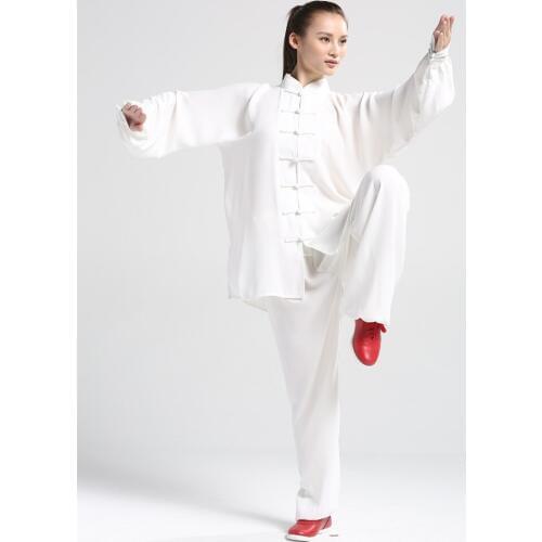 Chinese Kung Fu 100%Cotton Tai Chi Uniform Unisex Martial Arts Clothing Wushu Suit Morning Exercise Suit