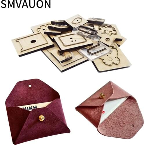 SMVAUON Classic Fashion Wooden Mold Cutting Diy Purse 2021 Mold Suitable For Die Cutting Machine