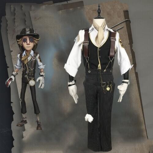 Game Identity V Cosplay Costumes Magic Item Keeper Prospector Norton Campbell Cosplay Costume Halloween Carnival Party Costumes