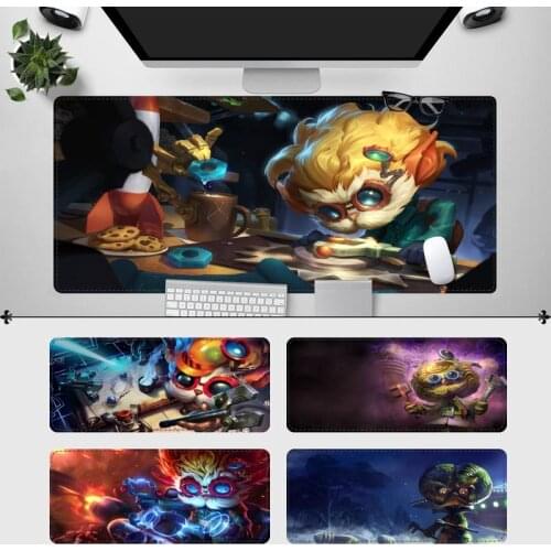 Nice League of Legends Heimerdinger Mouse Pad Gamer Keyboard Maus Pad Desk Mouse Mat Game Accessories For Overwatch