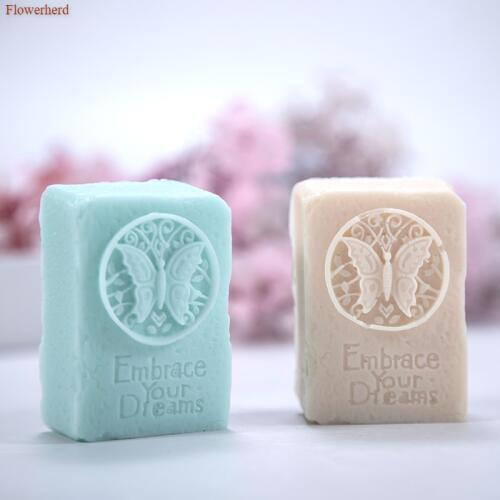 Creative Soap Making Set New Square Butterfly Dream Handmade Soap Silicone Mold DIY Flexible Silicone Soap Mold Bath Bomb Mold