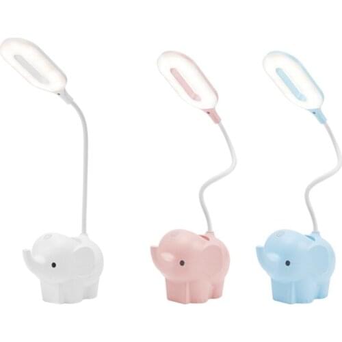 Multifunction Pen Barrel Lamp Creative Elephant Eye-Care Flexible Light Touch Switch for Notebook Laptop Desktop PC