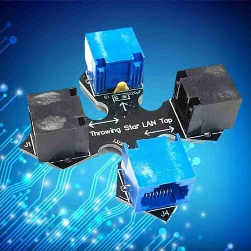 Network Monitoring Module Tap Throwing Star LAN Tap Mod Network Replica Connector Packet RJ45 Capture T8H4