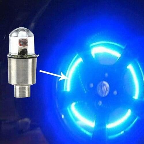 Bike Car Motorcycle Wheel Tire Tyre Cap Neon LED Flash Hot Auto Light Tires 2021 Accessories Lamp X6T5