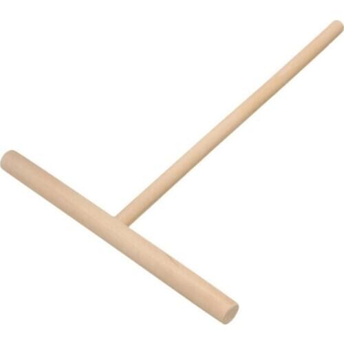New T-shaped Wooden Pancake Maker Spreading Tools Baking Accessories A0NC