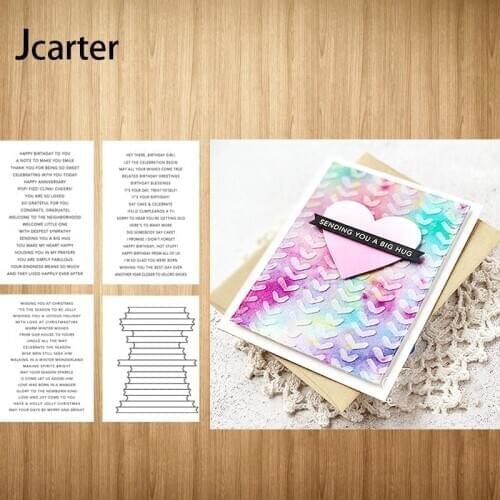 Common Blessing Phrases Words Letters Metal Cutting Dies and Stamps Scrapbooking Stencil Album Make Template Decor Model Craft